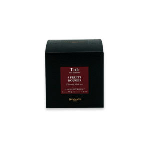 Cerise, fraise, framboise, groseille, saveurs de fruits rouges mêlées à du thé noir de qualité exceptionnelle.