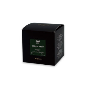 Huile essentielle d'orange sanguine et écorce d'orange, délicieuse saveurs pour ce thé vert énergisant.