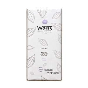 Tablette Weiss 100% cacao - 90 g