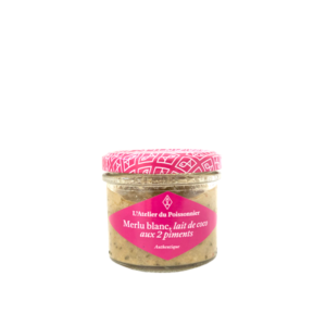 Tartinade merlu blanc, lait de coco aux 2 piments