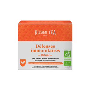 Thé vert bio sachet Défenses Immunitaires rituel - Kusmi Tea