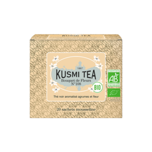 Thé noir bio Bouquet de Fleurs N°108 20 sachets  - Kusmi Tea