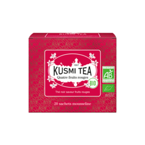Thé noir bio Quatre Fruits Rouges 20 sachets  - Kusmi Tea