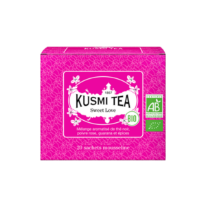 Thé noir bio Sweet Love 20 sachets  - Kusmi Tea