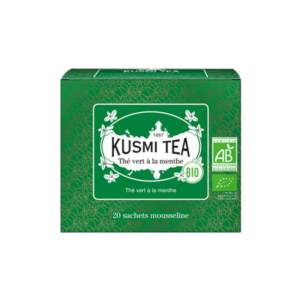 Thé vert bio à la menthe 20 sachets  - Kusmi Tea