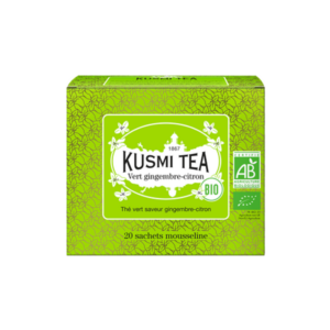 Thé vert bio Vert gingembre-citron 20 sachets  - Kusmi Tea