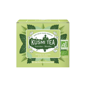 Infusion bio Verveine menthe 20 sachets - Kusmi Tea